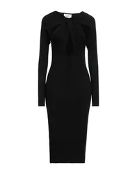 Midi-Kleid Damen Schwarz L,M,S,XS Damen