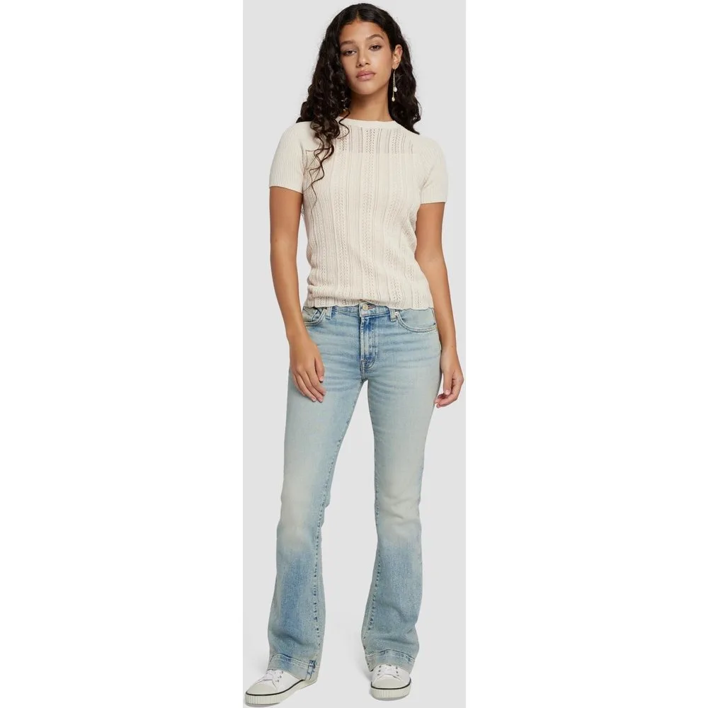 Vaquero campana de mujer Bootcut Tailorless de tiro medio - 7 For All Mankind - FashionsVida