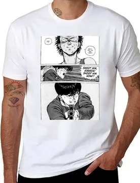 Akria Shoot Him Panels T-Shirt men t shirt cotton 100% funny t shirts man T-Shirt - Aliexpress - FashionsVida