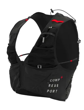 Sac de trail/running - UltRun S Pack Evo 15 Black - Taille L - Violet - Compressport - FashionsVida