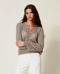 Pull à manches longues avec sequins