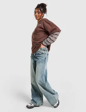 Womens Skater Jeans - Blu, blu blu Bambino taglia 12 - Unlike Humans - FashionsVida