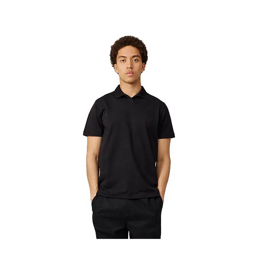 Maglietta A Maniche Corte Polo Black L - Makia - FashionsVida