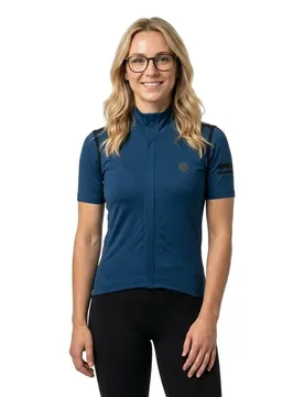 Maglia A Maniche Corte Rain Performance Steel Blue - AGU - FashionsVida