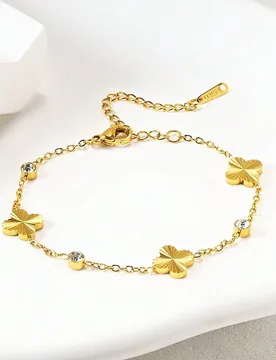 Pieza Brazalete de acero inoxidable de moda, adecuado para bodas, fiestas y uso diario - Shein - FashionsVida
