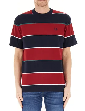 T-shirt girocollo ROSSO S - Fred perry - FashionsVida