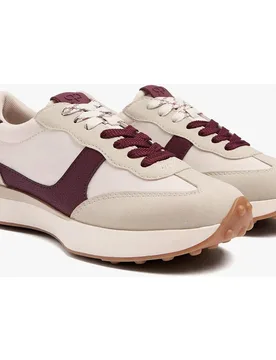 Zapatillas deportivas de mujer con detalle lateral en liso - Parfois - FashionsVida