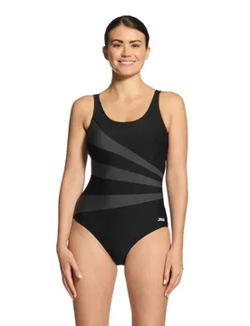 Sandon Scoopback E Plus Swimsuit Black 38 Women - Zoggs - FashionsVida