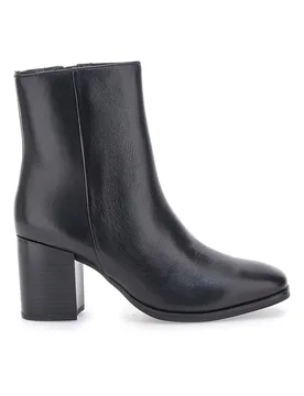 Stivaletto nero a punta con tacco a blocco 2313 36 - MIO TEMPO - FashionsVida
