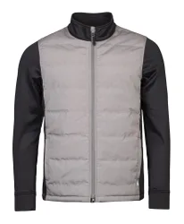 Mens Black Fleece Lined Jacket Full Zip