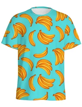 D Printed Aloha Banana T Shirt Men Kids Summer Quick Dry Breathable Hawaiian Fruit Graphic Tee Tops Casual Camiseta Hombre - Aliexpress - FashionsVida