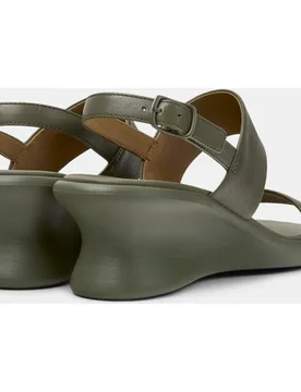 Sandalias de cuña de mujer de piel louise sandal - Camper - FashionsVida