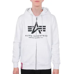 Industries Sweat-shirt à Zip Basic White 3XL