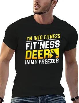 I'm into Fitness Deer In My Freezer T-Shirt boys animal print baggy shirts mens t shirts top quality - Aliexpress - FashionsVida
