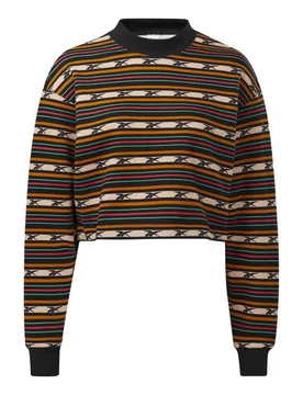 Classics Camp Stripe Crew Black XL Damen - Reebok - FashionsVida