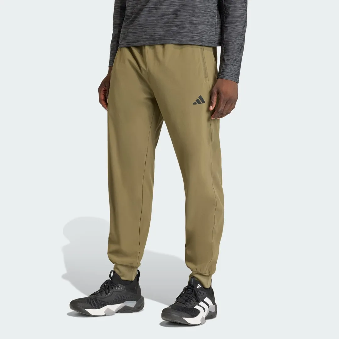 PANTALONI Workout Essentials Flex M Olive Strata - Adidas - FashionsVida