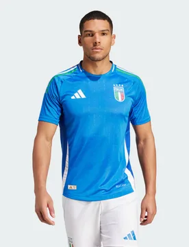 Mens Italy 2024 Home Authentic Jersey - Blue - Size X-Large - adidas performance - FashionsVida