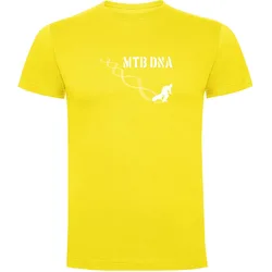 Maglietta A Maniche Corte Mtb Dna Yellow