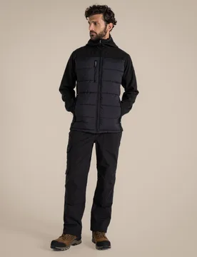 Mens Castleford Hybrid Jacket (Black) - Size Small - Craghoppers - FashionsVida