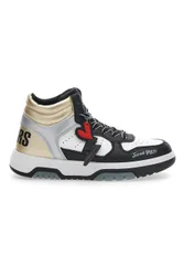Sneakers Alte Bianche e Nere 8580 37