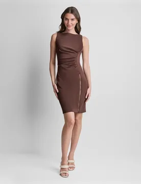 Vestido corto sin mangas de mujer - DKNY - FashionsVida