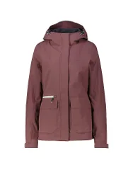 Damen Wanderjacke Arboga 3in1 Hoodie braun 48 W