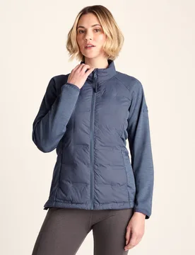 Arna Womens Lightweight Insulated Hybrid Jacket - Smokey Blue - Size 18 Uk - TOG24 - FashionsVida