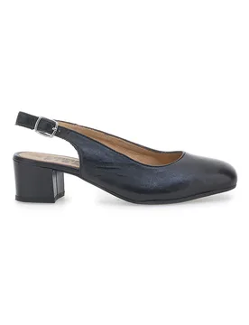 Decolleté Slingback Nere Con Tacco Basso 21684LIDY 36 - PRIMA RIGA - FashionsVida