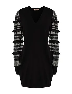 Minivestido Mujer Negro XS Mujer - TWINSET - FashionsVida