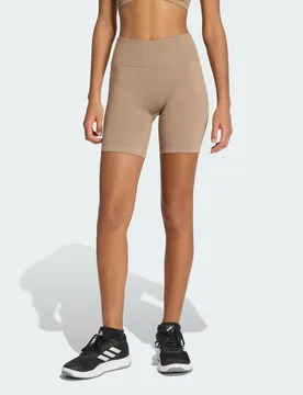 Leggings Workout Essentials Knit Scrunch 5 Inch L Chalky Brown - Adidas - FashionsVida