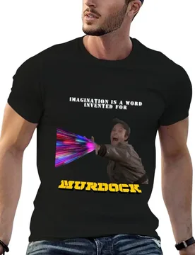 Imagination is a word invented for Murdock T-Shirt Plus Size Workout Short Sleeve Top - Aliexpress - FashionsVida