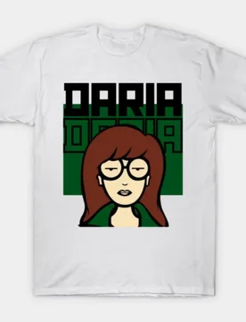 Retro Sick sad world Daria tv show Gift t shirt 90s Nostalgia cartoon MTV Graphic Clothes 100% cotton Y2K clothing - Aliexpress - FashionsVida