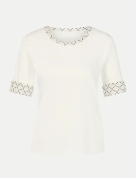 Cain Shirt aus Baumwollstretch Weiß 42 - Marc - FashionsVida