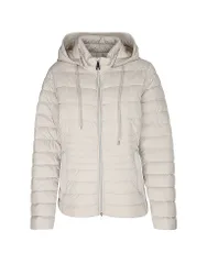 Giacca trapuntata leggera crema 38