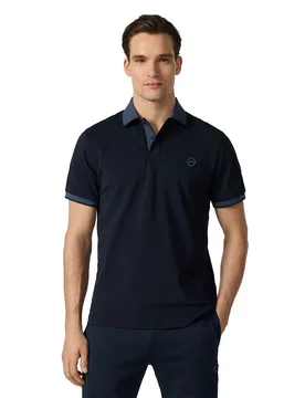 Polo à Manches Courtes Hm5600189 Navy M - Hackett - FashionsVida