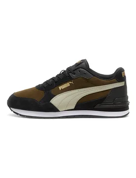 Sneakers verde oliva e nere inserti in pelle ST Runner V4 SD 45 - Puma - FashionsVida