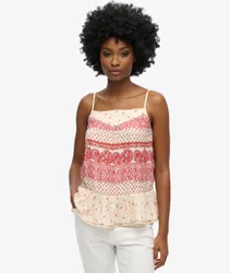 Superdry Damen Ameera Trägertop Pink - Größe: 36