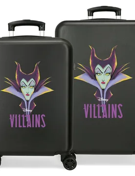 Juego de maletas rígidas Villains Malefica rígidas con capacidad de 91 L - Disney - FashionsVida