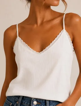 Top de mujer con escote de pico - Vila - FashionsVida