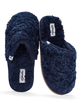 Bea Mens Fluffy Casual Slippers - - Size: 10 - Kahuku - FashionsVida