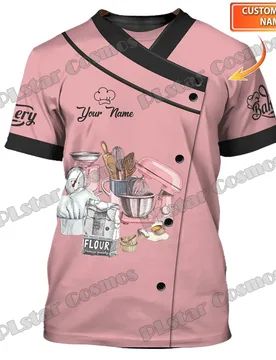 PLstar Cosmos Baker T-Shirt Bakery Personalized Name 3D Printed Mens t shirt Summer Unisex Casual Tee Shirt Cake Lover DW217 - Aliexpress - FashionsVida