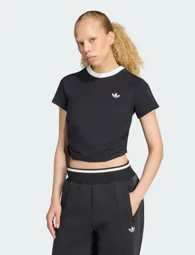 T-SHIRT ADILUNA SEASON 2 x JENNIE LAYERED S Black - Adidas - FashionsVida
