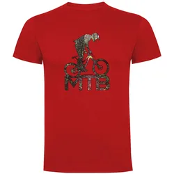 Maglietta A Maniche Corte Mtb Background Red