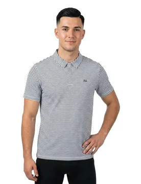 Polo à Manches Courtes Corbin Stripes White L - Pepe jeans - FashionsVida