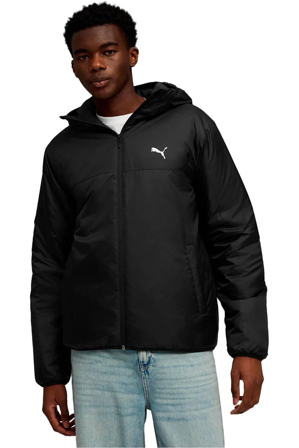 Essentials chaquetas hombre Negro (XL) - Puma - FashionsVida