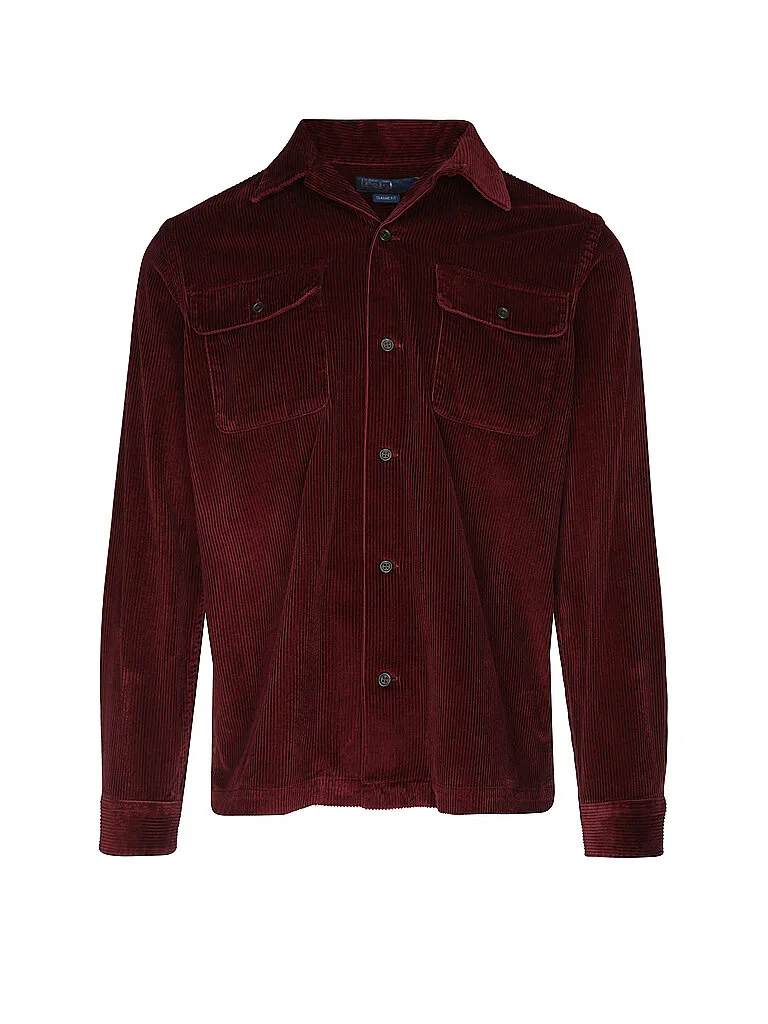 Overshirt rosso scuro L - Ralph Lauren - FashionsVida