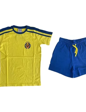 Pyjama à Manches Courtes Yellow / Blue M - Villareal Cf - FashionsVida
