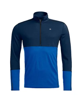 Camiseta interior con cremallera para hombre 185 ROCK'N'WOOL azul XL - Ortovox - FashionsVida