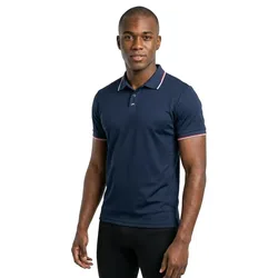 Tech Short Sleeve Polo Navy L Men