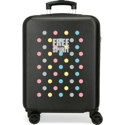 Maleta de cabina free dots rígida con capacidad de 34l